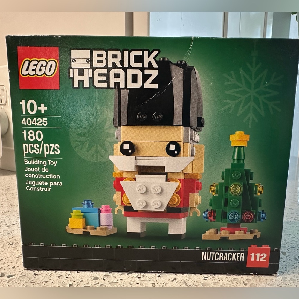 NEW, UNOPENED LEGO Brick Headz Nutcracker set # 40425